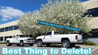 Cummins Transmission Heat Extchanger DELETE Plus Update [upl. by Yddet417]