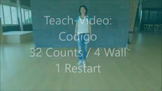 Codigo Line Dance  LDP Teaching [upl. by Eenar628]