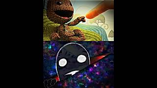 Sackboy Vs Anti Spiral antispiral sackboy littlebigplannet littlebigplanet shorts [upl. by Miarzim]