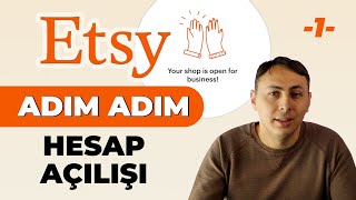 Etsy de Nasıl Mağaza Açabilirim 🔑 Adım Adım Etsy Satıcı Hesabı Açılışı Ücretsiz ETSY EĞİTİMİ [upl. by Winikka679]