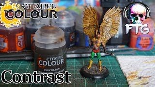 Citadel Contrast Paint on Hawkman [upl. by Magee101]