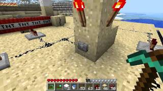 Minecraft SemiAutomatic TNT Cannon [upl. by Rairb]