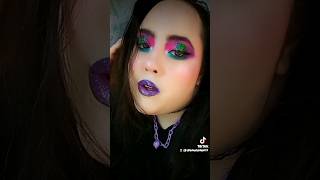 💜Colorful💙Dark gamer 💚girl Matrix makeup 🖤💖 fypシ autismandmakeup makeuplover disabledandproud [upl. by Garin]