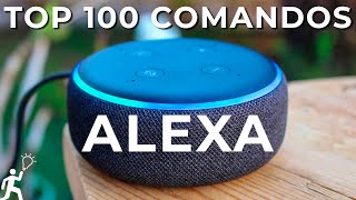 TOP 100 COMANDOS ALEXA  O QUE A ALEXA PODE FAZER NA PRÁTICA [upl. by Glennis553]