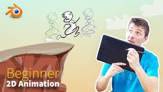 How to Create 2D Animations  Beginner Blender Tutorial [upl. by Domel]