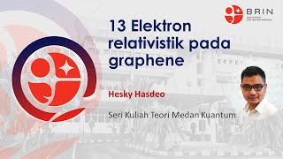 13 Elektron relativistik pada graphene Relativistic electron in graphene [upl. by Celestina48]