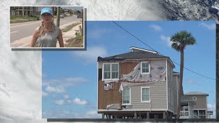 Cleanup underway on Edisto Beach after tornado hit during Tropical Storm Debby [upl. by Aisinut]