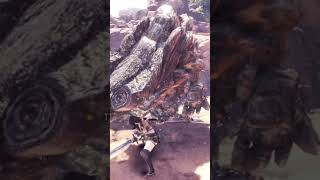 IAI BATTO ON A TANK MONSTER IS SOMETHING YOU HAVE TO DO IN MONSTER HUNTER WORLD【モンスターハンターワールド】 [upl. by Halyahs]