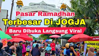 Pasar Ramadhan Terbesar Di Jogja Kampung Ramadhan Jogokariyan 2024 Baru Dibuka Langsung Viral [upl. by Eilra424]