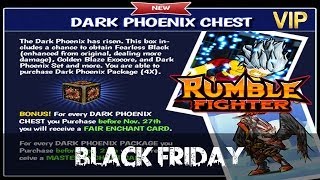 Dark Phoenix 20 Chest Opening BLACK FRIDAY Rumble Fighter [upl. by Sana]