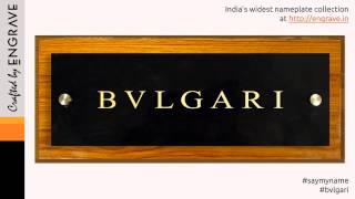 How to pronounce Bvlgari [upl. by Annovoj]