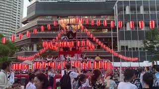 東京音頭 第24回勝どきde盆踊り 東京都中央区勝鬨 勝どき【日本の祭り】20220818 [upl. by Ettennaj]