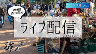 毎週蚤の市🇫🇷Lyonから 20240414 Sunday Brocante in France vol098 [upl. by Adnema]