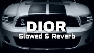 Dior Slowed amp Reverb slowedsong [upl. by Sabelle]