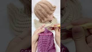 Easy to crochet hatclick the Complete tutorial to learn🤗👆 [upl. by Juback]