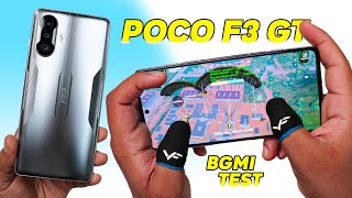 Poco F3 GT BGMI Test with FPS  Heating FPS Drop Lag amp Gyro 🔥 Dimensity 1200 🔥 [upl. by Yentroc]