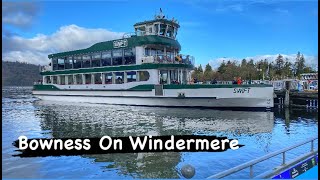 A VISIT TO BOWNESSONWINDERMERE  VAN TRIP  LAKE DISTRICT [upl. by Alilad]