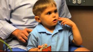 Deaf child hears for the first time [upl. by Ysabel]