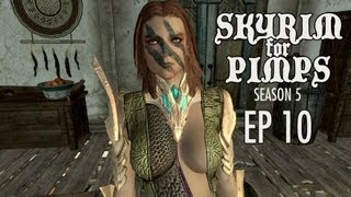 Skyrim For Pimps  Aelas New Outfits S5E10  Walkthrough [upl. by Rose]