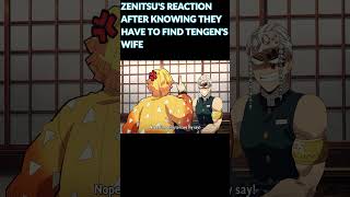 ZENITSU REACTION anime [upl. by Ainavi]