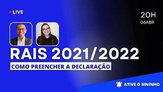 RAIS 20212022 I COMO PREENCHER A DECLARAÇÃO [upl. by Yager]