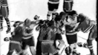 dave schultz pummels dale rolfe broad street bullies broadway blueshirts [upl. by Aitnohs248]