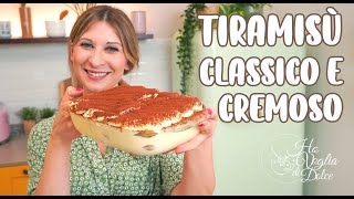 TIRAMISÙ CLASSICO ricetta con crema perfetta HO VOGLIA DI DOLCE [upl. by Eddie]