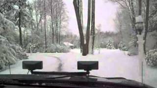 2003 Duramax Diesel Plowing 8 inches of snow [upl. by Selda]