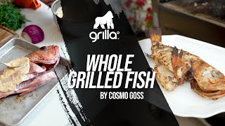 Whole Fish pellet grill recipe with Chef Cosmo Goss [upl. by Aurelie]