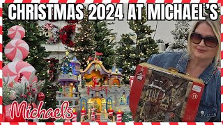 CHRISTMAS 2024 AT MICHAELS  Christmas Trees  Lemax Christmas Village amp More michaelscraftstore [upl. by Isleana185]