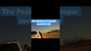 Trooper hit and flies 20’ but suvives [upl. by Sinnod689]