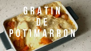 GRATIN POTIMARRON ET REBLOCHON  VEGETARIEN [upl. by Spearing]