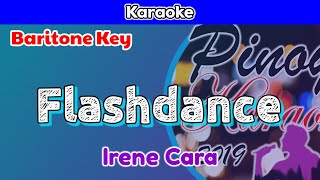 Flashdance by Irene Cara Karaoke  Baritone Key [upl. by Aicilaf629]