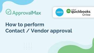 How to perform Contact  Vendor Approval [upl. by Mert811]