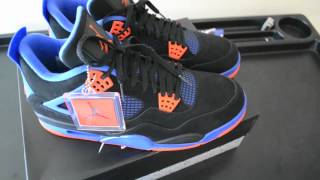 Air Jordan 4 IV Cavs quotThe Shotquot Knicks Pickup Review  On Feet HD [upl. by Mariand216]