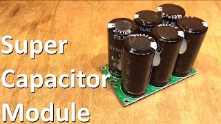 Super Capacitor Module  12v Solar Shed [upl. by Wistrup645]