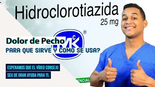 HIDROCLOROTIAZIDA para que sirve Dosis y Como se toma 💊 [upl. by Fransen]