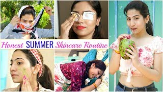 Honest quotSUMMERquot Skincare Routine  Day to Night Routine  Beauty Hacks ComedyAnaysa [upl. by Arobed]