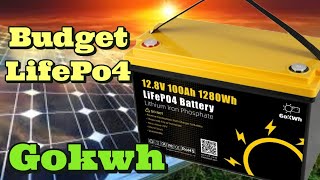 GOKWH 128v 100ah Lifepo4 Bluetooth Solar Battery  budget battery review [upl. by Neumann]