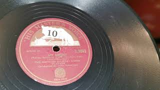 The Gay Gordons The Scottish Country Dance Players  HMV 78rpm  Alba 555 Gramophone [upl. by Joachim]