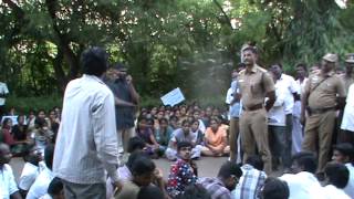 Madurai Kamaraj University Protest meet with ADSP [upl. by Alithia]