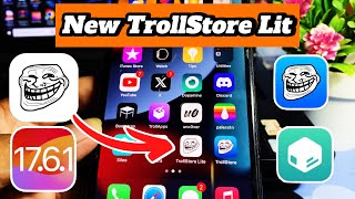 New TrollStore Lite amp TrollStore update v21 is out  TrollStore Lite available iOS 1761  14 [upl. by Ynnus300]