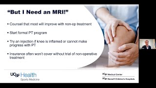 How to Diagnose and Manage the Top Knee Problems in Primary Care  Drew Lansdown MD [upl. by Atelokin]