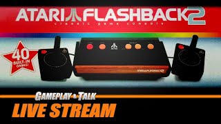 Atari Flashback 2 variety stream  Gameplay and Talk Live Stream 253 [upl. by Elatsyrk717]