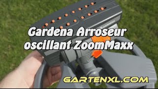 Gardena 812720 Arroseur oscillant ZoomMaxx  L arrosage de la pelouse [upl. by Lamberto679]