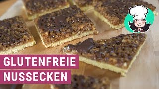 Glutenfreie Nussecken [upl. by Yenetruoc]