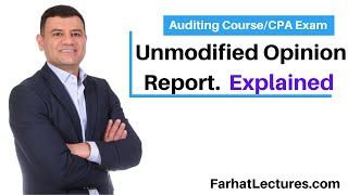 Unmodified Opinion Explained CPA Exam [upl. by Enawtna]