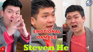 Emotional Damage  Steven He TikTok Compilation 2024 [upl. by Otsirave393]