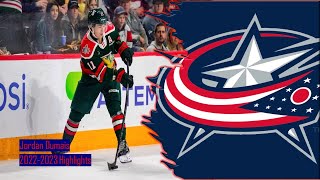 Jordan Dumais  CBJ Prospect 20222023 Highlights [upl. by Donny]