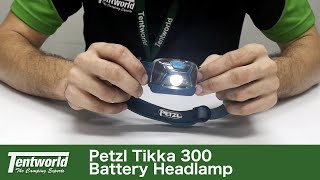 Petzl Tikka 300 Lumen Weather Resistant Headlamp [upl. by Animsaj]